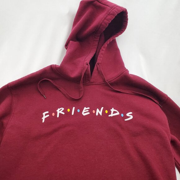 Friends Maroon cozy Sweatshirt/Hoodie 90's Classic - Small - Picture 2 of 5